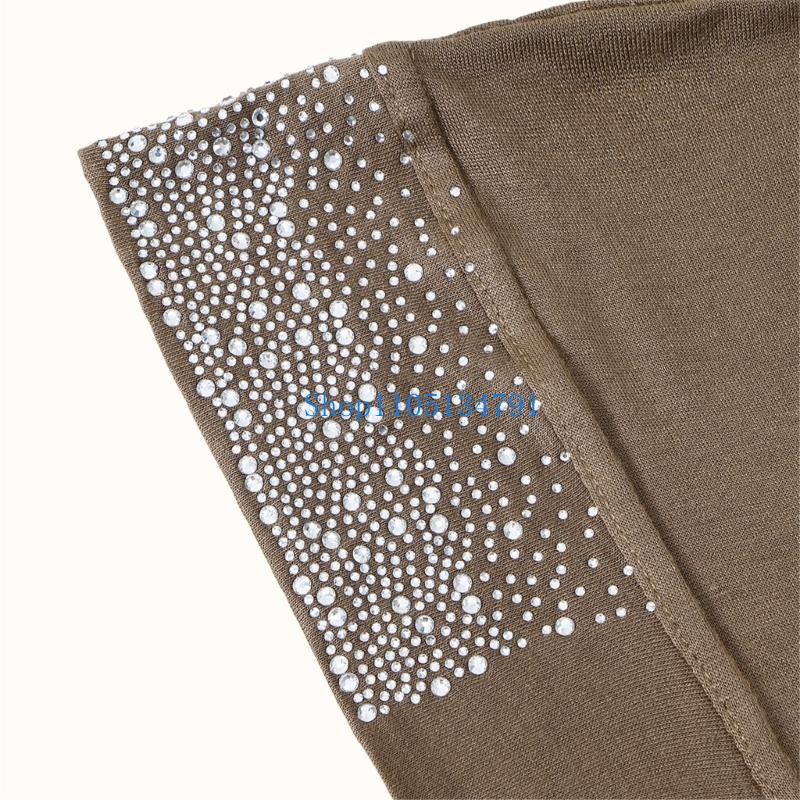 Women Formal Wear Hijab - 98 Elegante Strass-Dekore, Kopftuch, Damen, Muslime,