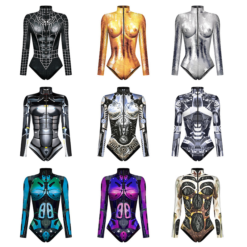 Women'S Formal Wear Jumpsuit - Neue Superhero Overall Cosplay Kostüm Roboter