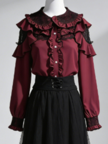 Formal Wear Japan Women - Kawaii Harajuku JK Damen Bluse mit