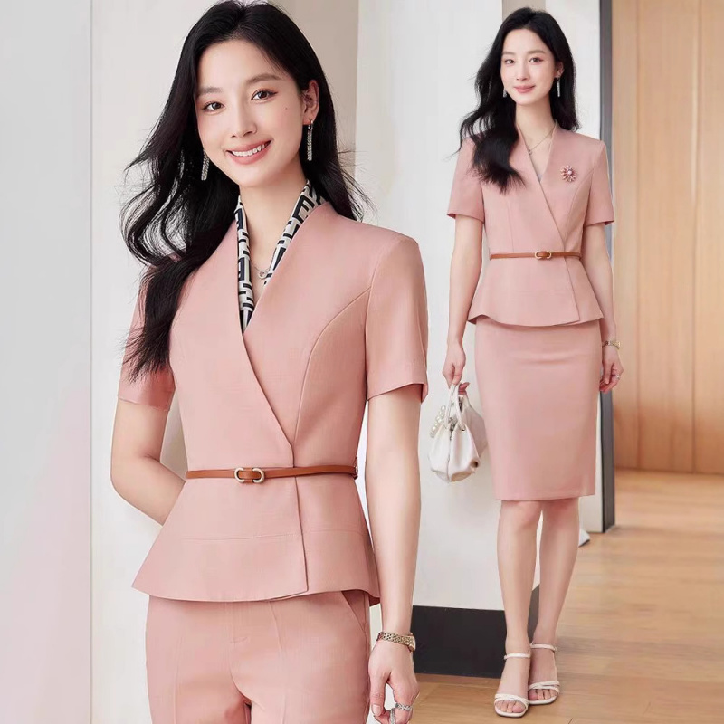 Formal Wear Jewelry For Women - Frauen Kurzarm Professionelle Suit2025New Sommer ThinolCommuting