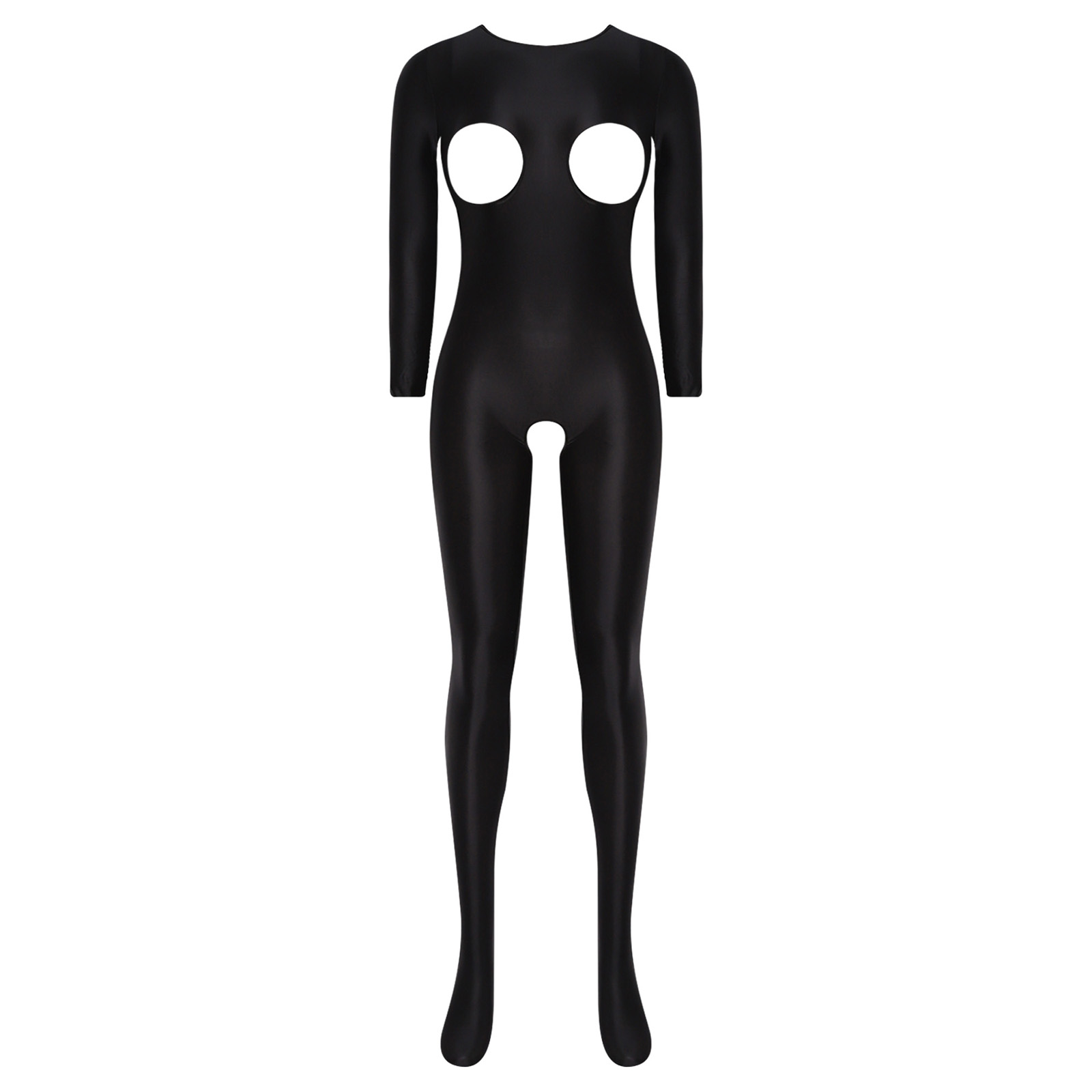 Damen Glänzender Dehnbarer Ope – Women'S Formal Wear Jumpsuit Bewertung und Preis