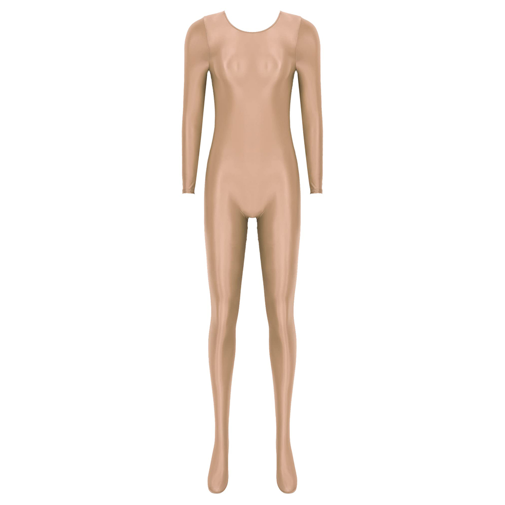 Frauen Öl Glänzende Langarm St – Women'S Formal Wear Jumpsuit Bewertung und Preis