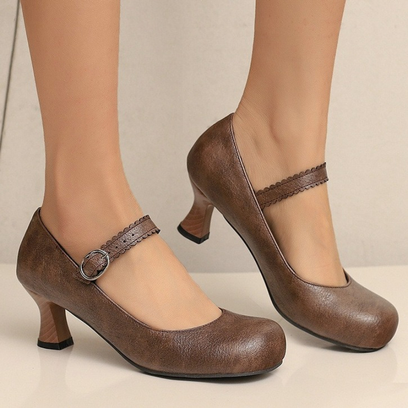 Damen Retro Mary Jane Pumps mi – Women Formal Wear Heels Bewertung und Preis