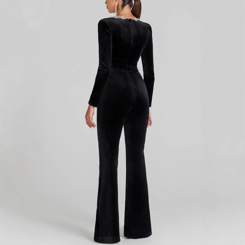 2026 Eleganter Damen-Samt-Kors – Women'S Formal Wear Jumpsuit Bewertung und Preis