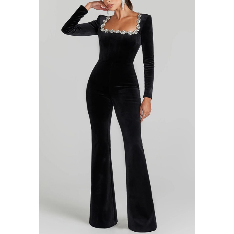 2026 Eleganter Damen-Samt-Kors – Women'S Formal Wear Jumpsuit Bewertung und Preis