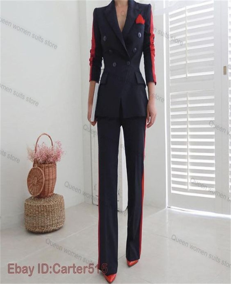 Rot Schwarz Herbst Frauen Anzu – Women'S Red Formal Wear Bewertung und Preis