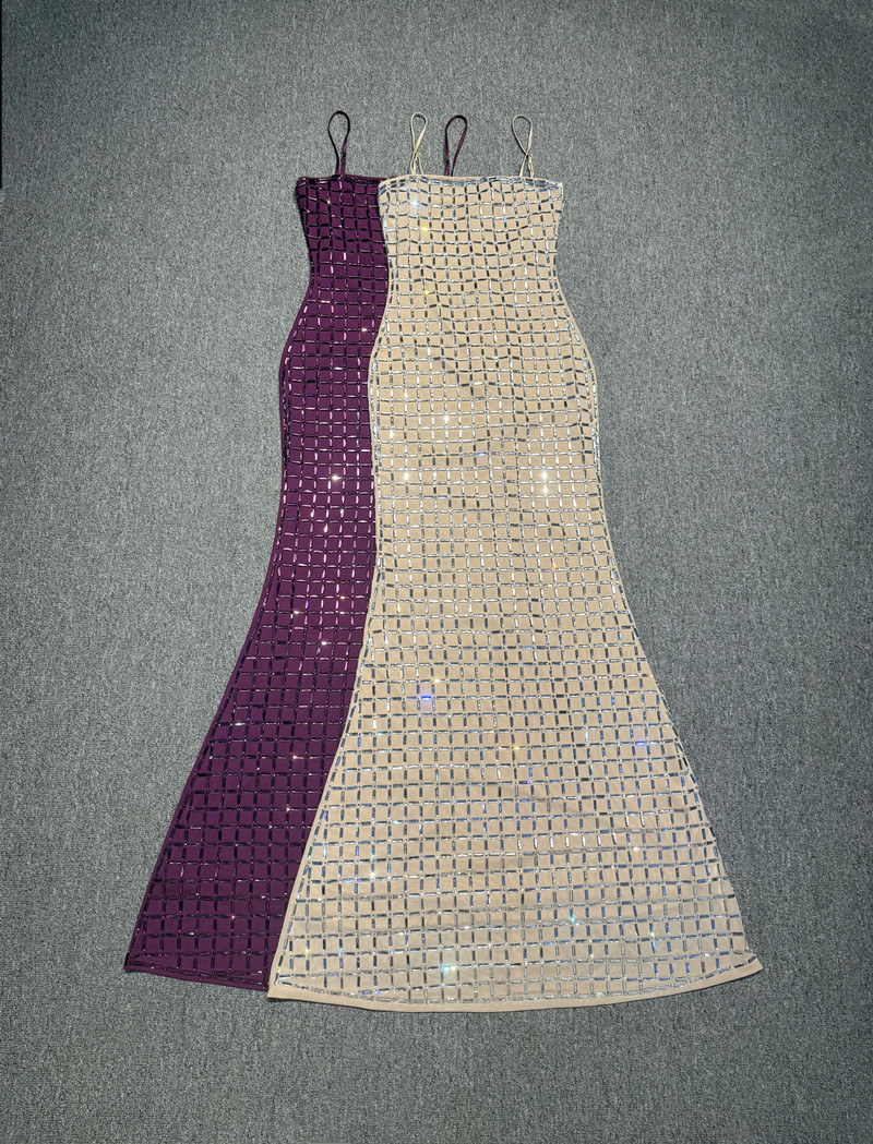 Lila Kristall Frauen Abendklei – Women'S Red Formal Wear Bewertung und Preis