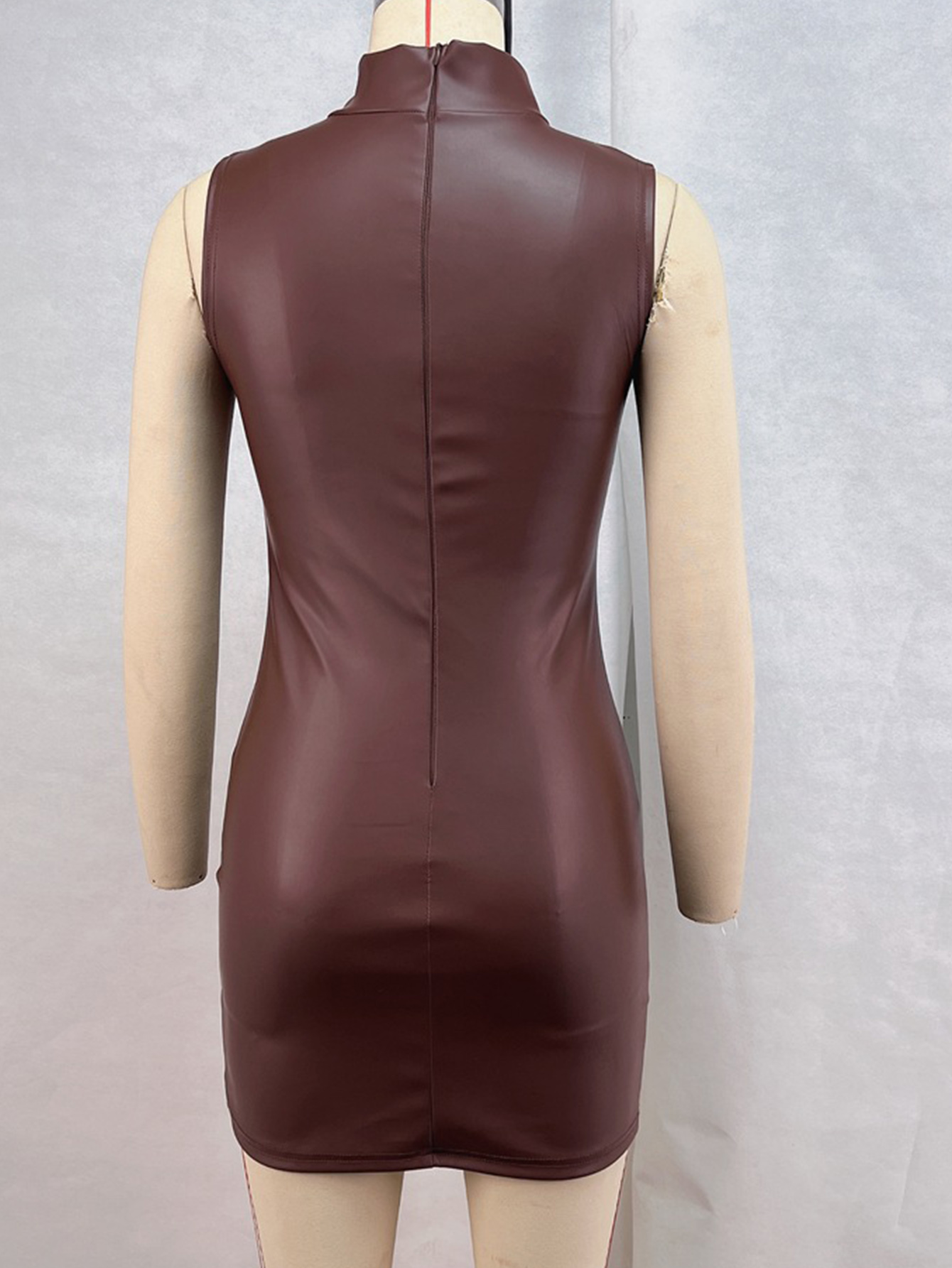 Sexy braun PU leder mini somme – Women Formal Wear Zara Bewertung und Preis