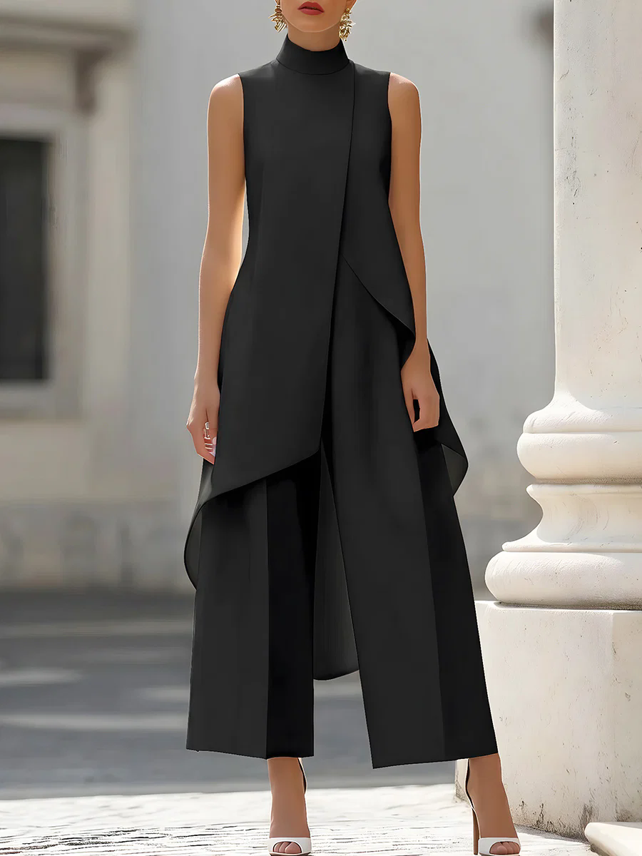 Ärmelloser Jumpsuit mit hohem  – Women'S Formal Wear Jumpsuit Bewertung und Preis